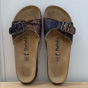 Betula By Birkenstock Snakeprint Sandals